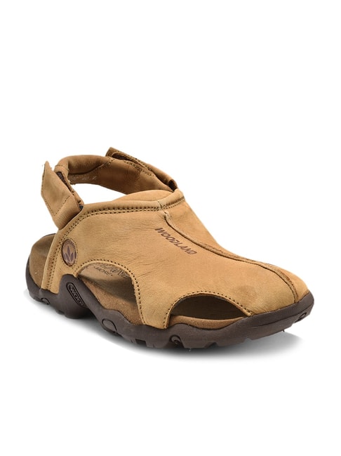 Buy Men Olive Green Suede Comfort Sandals online | Looksgud.in