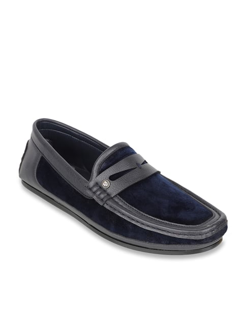 Carlton London Men's Navy Casual Loafers