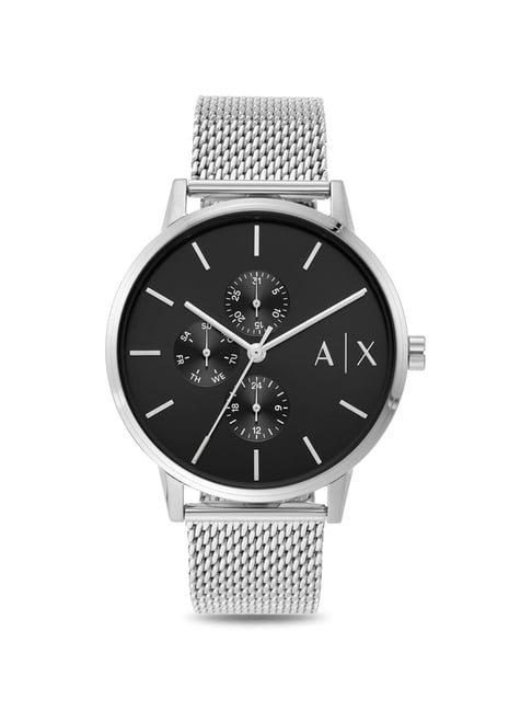 Armani Exchange Cayde AX2714 Black Dial Watch for Men