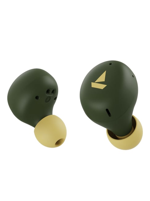 boAt Airdopes 381 Masaba Edition True Wireless EarPods with Mic (Green Chasing Star)