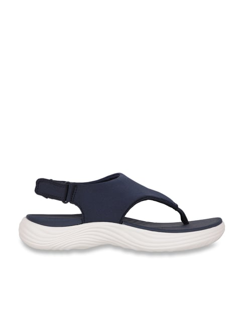 Clarks Women's Lola Aster Navy Back Strap Sandals