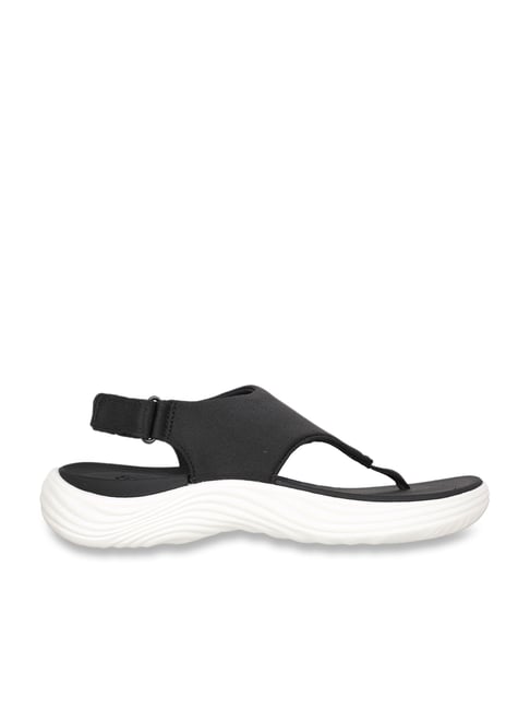 Clarks Women's Lola Aster Black Back Strap Sandals