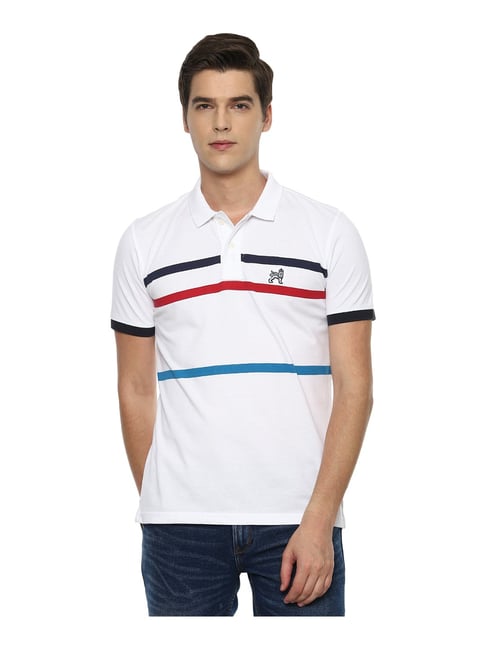 Buy Van Heusen White Polo T-Shirt for Men's Online @ Tata CLiQ