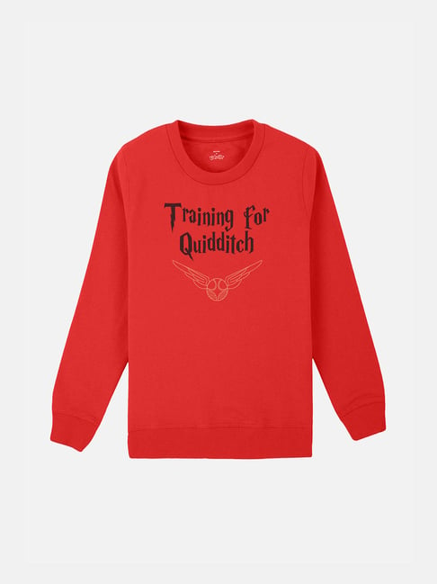 Buy Kidsville Kids Red Harry Potter Print Sweatshirt for Girls