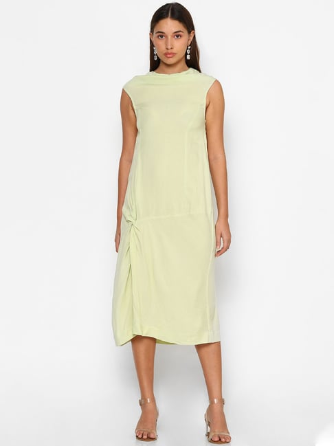 Buy Forever 21 Green A Line Fit Dress for Women Online Tata CLiQ