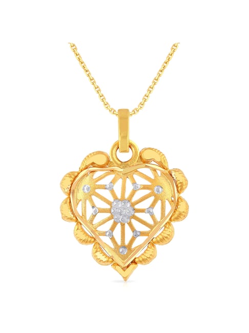 Malabar Gold and Diamonds 22k Gold Pendant without Chain for Women-picture-46