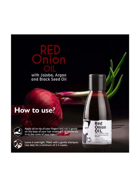 Buy Qraa Men Red Onion Hair Oil 100 ml Online At Best Price @ Tata CLiQ