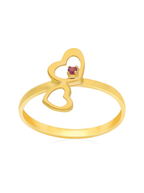 Buy CANDERE A KALYAN JEWELLERS COMPANY 18KT Gold Heart Ring 2.71gm - Ring  Gold for Women 26722318 | Myntra