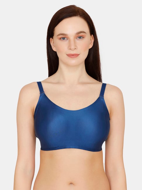 Buy Zivame Blue Non Wired Padded T-Shirt Bra for Women Online @ Tata CLiQ