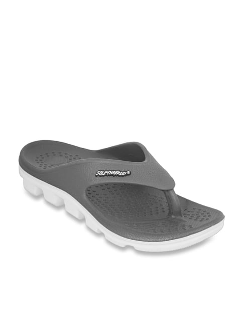 Solethreads Men s CREATOR G Grey Flip Flops