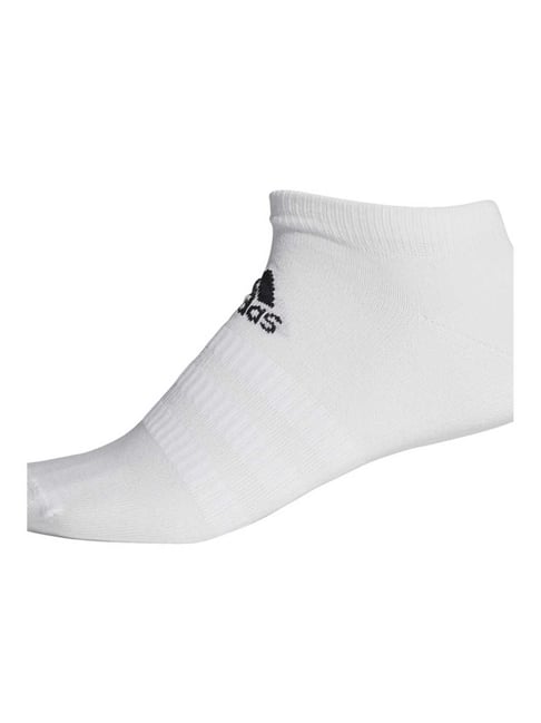Adidas White Printed Extra Low Cut Socks - Main Image