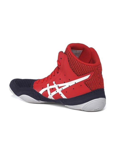Asics Snapdown 3 Wrestling Shoe (Peacoat/Classic Red, Size-6)