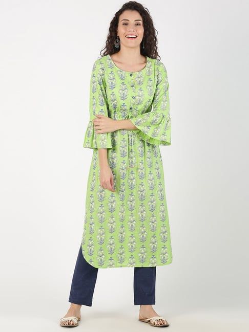 saffron threads kurtis