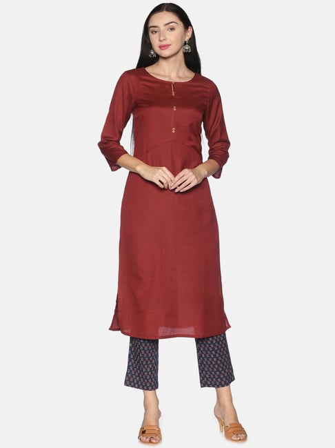 saffron threads kurtis