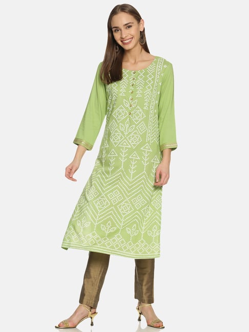 saffron threads kurtis