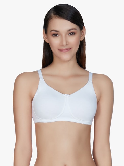 Amante White Non Wired Non Padded T-Shirt Bra Price in India