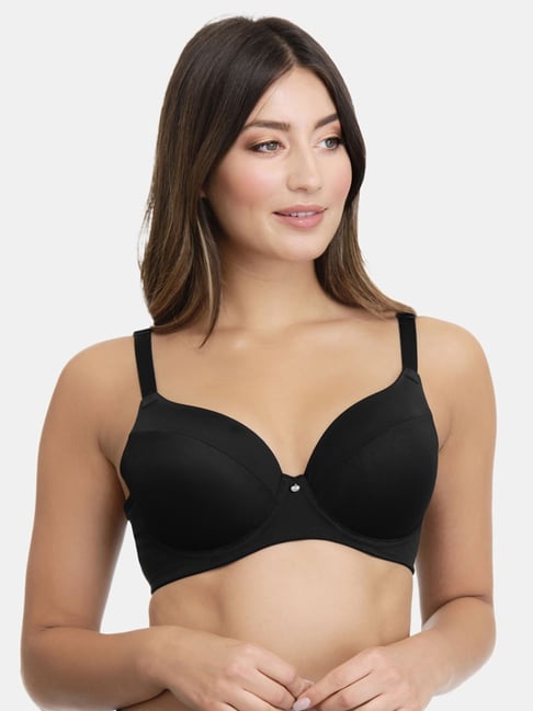 Buy Amante Black Under Wired Padded Push Up Bra for Women Online @ Tata CLiQ