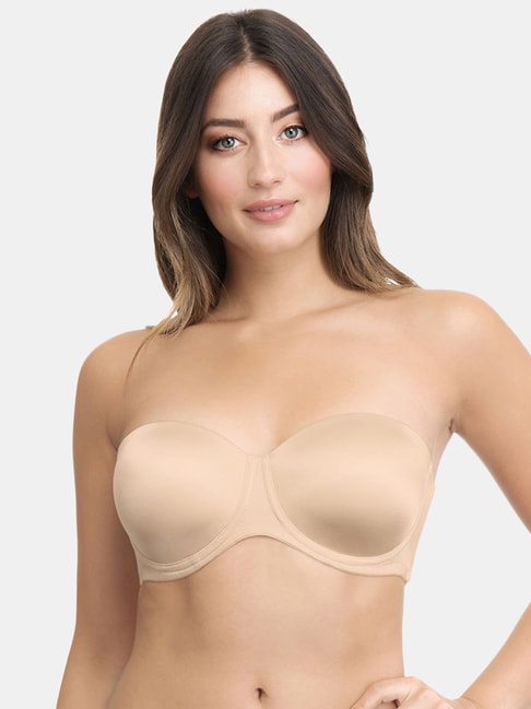 Amante Sandalwood Under Wired Padded Tube Bra Price in India