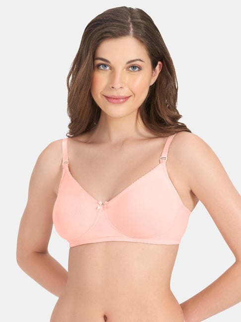 Amante Impatiens Pink Non Wired Non Padded Full Coverage Bra Price in India
