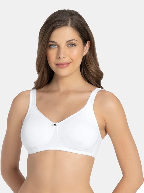 Buy AMANTE Womens Solid Non Padded Non Wired Full Coverage Bra