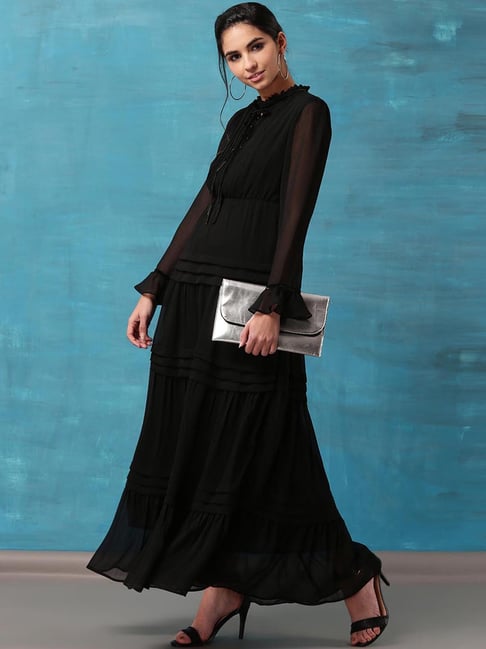 Buy Lakshita Black Maxi Dress for Women 