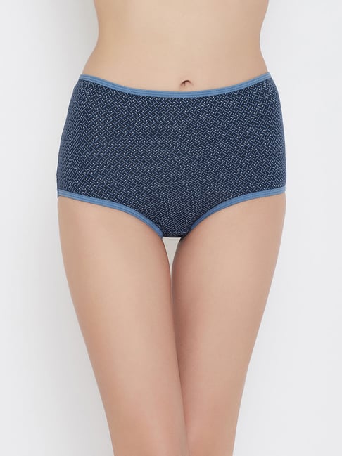 Buy Clovia Blue Printed Hipster Panty for Women's Online @ Tata CLiQ