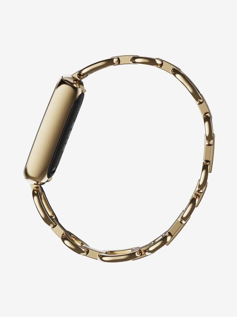 Fitbit Luxe Fitness Tracker Se Gorjana Soft Gold Parker Link Bracelet