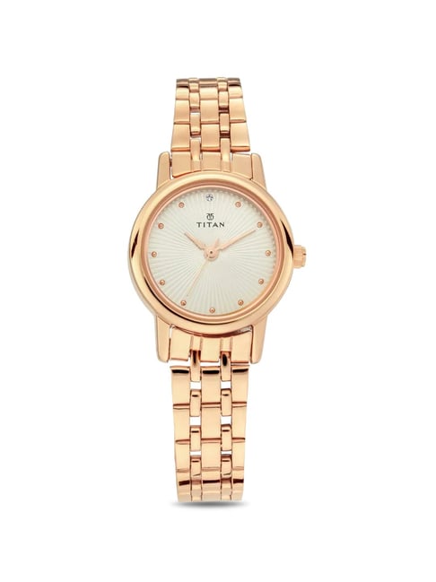 Titan rose gold sale watches for ladies