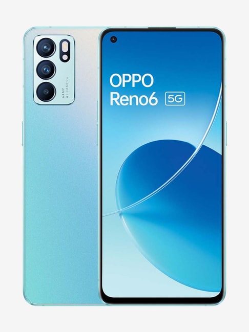 OPPO Reno 6 128 GB (Aurora) 8 GB RAM, Dual SIM 5G-OPPO-Electronics-TATA