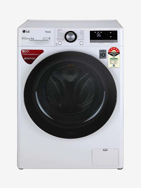 LG 8 kg Fully Automatic Front Load with In-built Heater White (FHV1408ZWW)