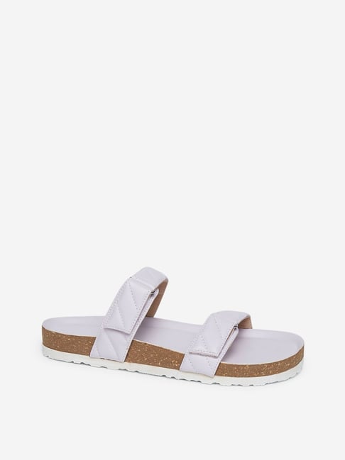 Buy LUNA BLU Solid Ivory Heel Sandals from Westside