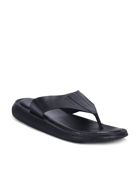 Buy Woods Men's Black Thong Sandals for Men at Best Price @ Tata CLiQ