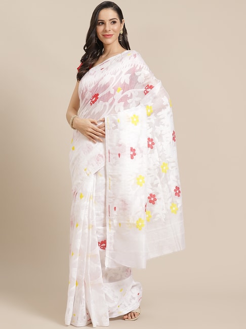 Kalakari India White Woven Saree Price in India