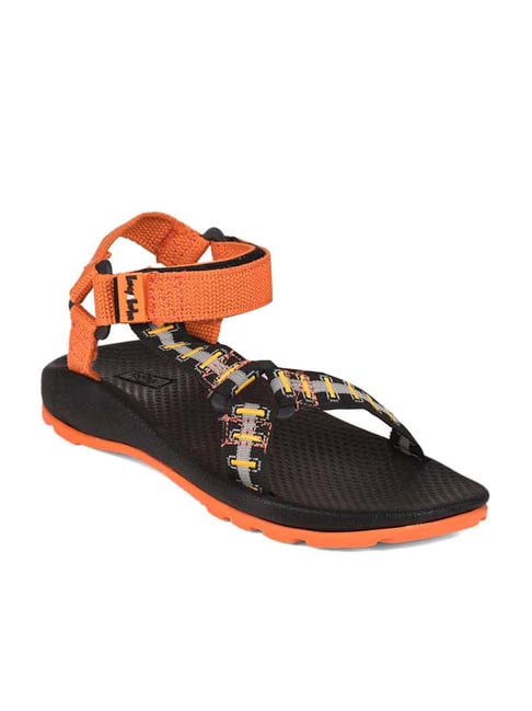 Lucy & Luke By Liberty Kids Orange Floater Sandals