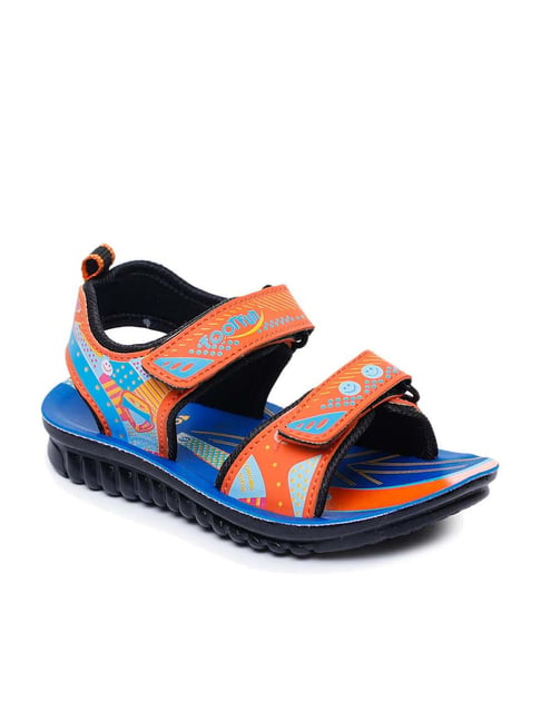 Lucy & Luke By Liberty Kids Orange Floater Sandals