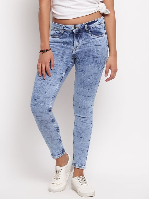 Tales & Stories Blue Mid Rise Jeans