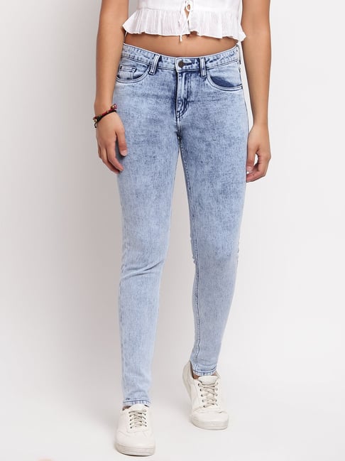 Tales & Stories Blue Mid Rise Jeans