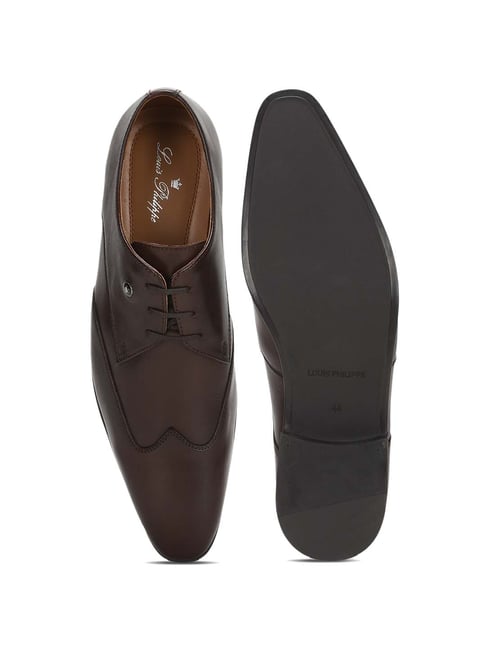 Buy Louis Philippe Men's Brown Derby Shoes for Men at Best Price @ Tata CLiQ