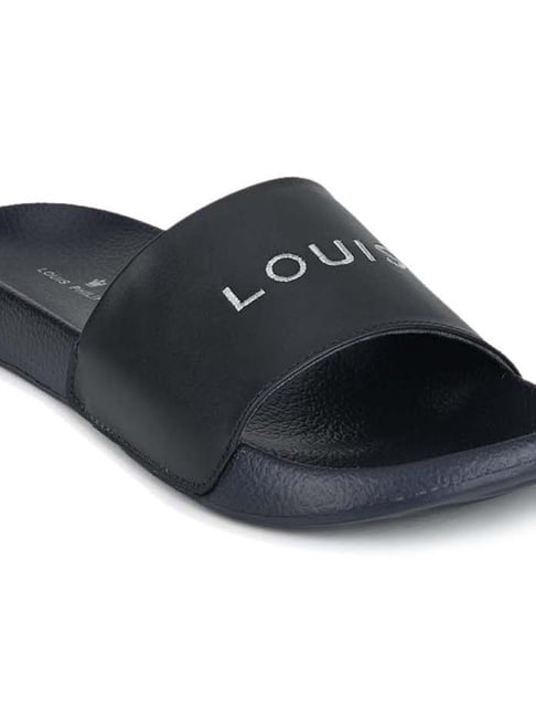 Buy Louis Philippe Men's Black Slides for Men at Best Price @ Tata CLiQ