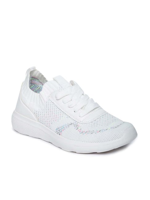 CERIZ Women's Vega White Casual Sneakers