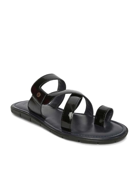 Buy Gabicci Men s Black Toe Ring Sandals for Men at Best Price