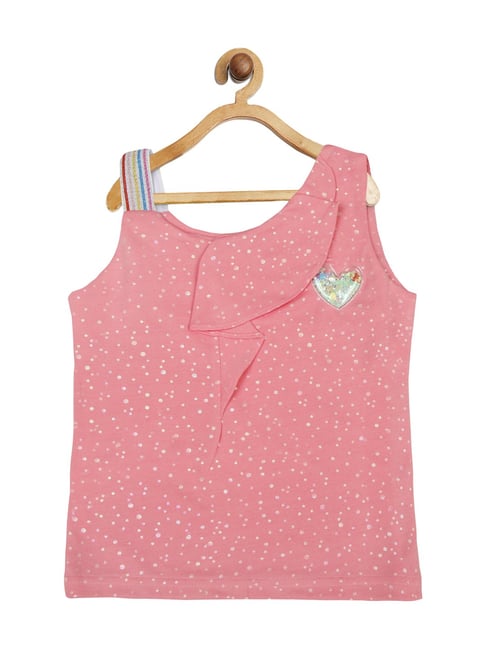 Tiny Girl Onion Pink Embellished Top