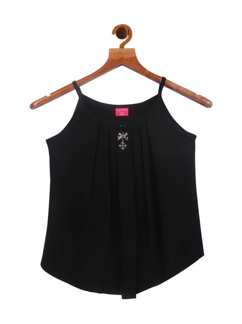 Tiny Girl Black Regular Fit Top