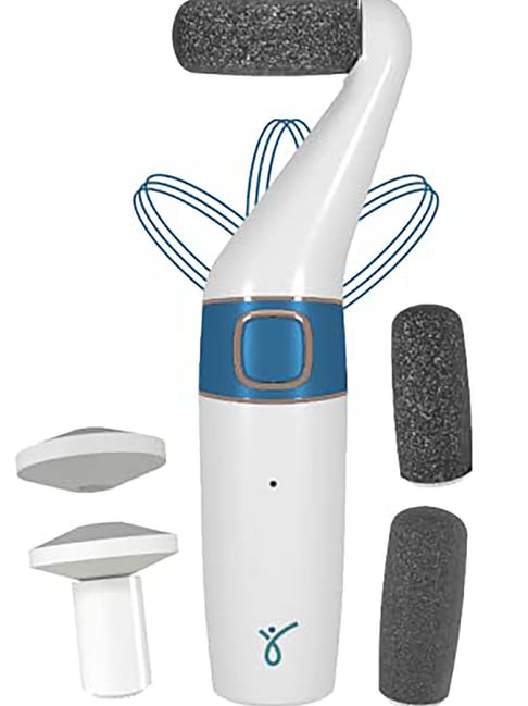 Caresmith Bloom CS303 Rechargeable Foot File & Nail Buffer (White)