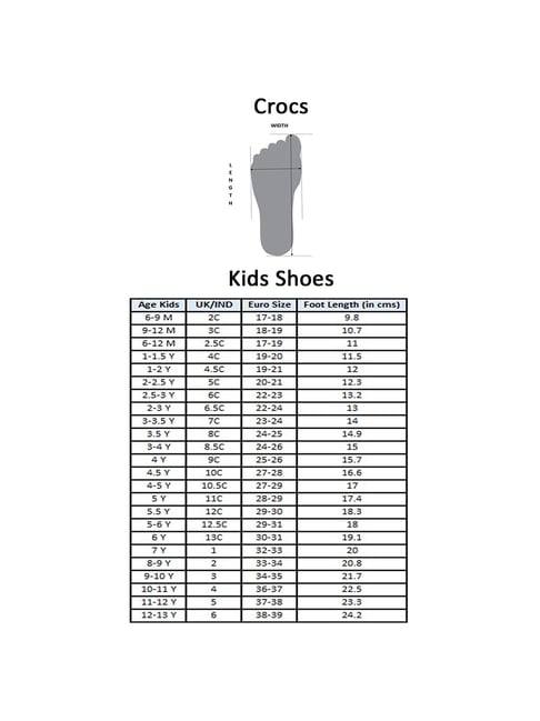 Crocs Shoe Size Chart Do Crocs Run Small Or Big Shoe Size Chart Crocs  Should I Size Up Or Down On Feet Crocs Run