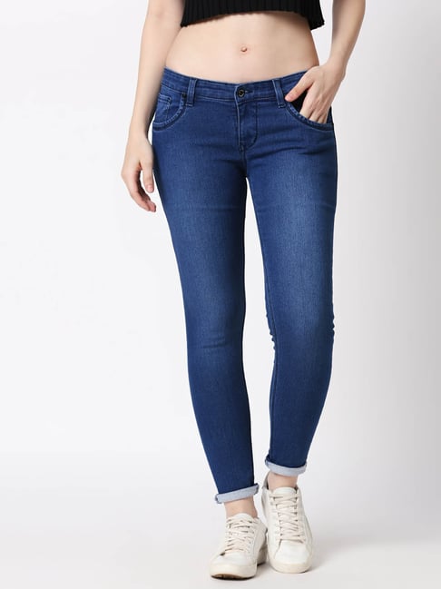 Buy High Star Blue Slim Fit Jeans for 