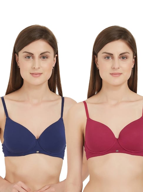 Buy Zivame Light Blue Non Wired Padded T-Shirt Bra for Women Online @ Tata  CLiQ