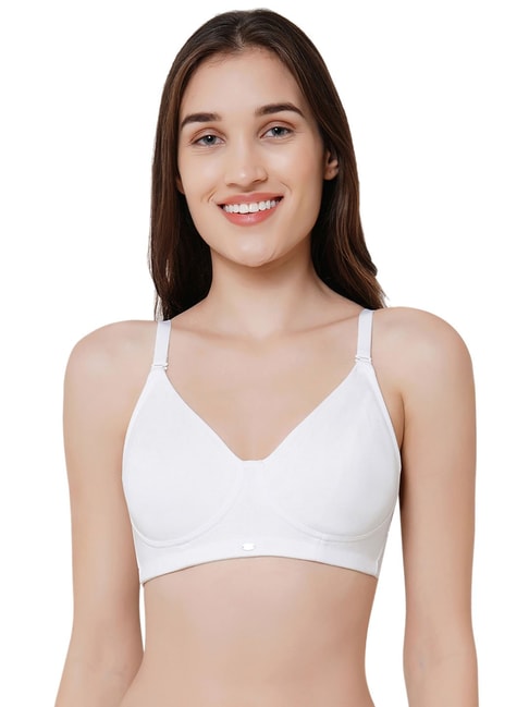 Buy Soie White Non Wired Non Padded T-Shirt Bra for Women Online