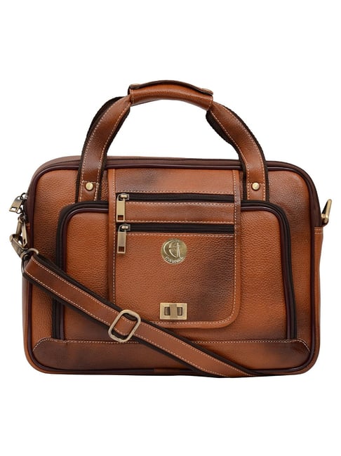 Buy HiLEDER Stylish 13 inch Office Laptop Messenger Tan Online At