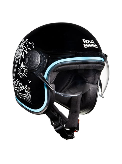 Buy Royal Enfield Ride More Open Face helmet Gloss Black XL